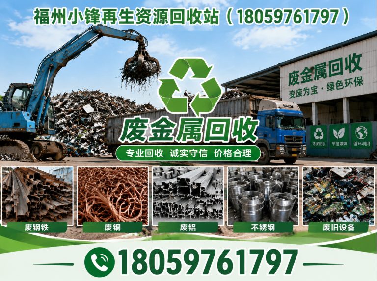 马尾区废金属回收展示图